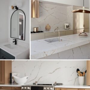 Examples of quartz countertops